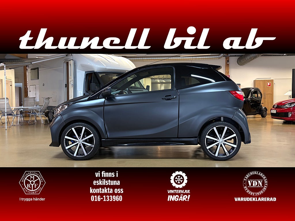 Aixam Emotion Coupe GTI VHJUL-MOTORV-BKAMERA-BASLÅDA/SUBWOOFER-CARPLAY