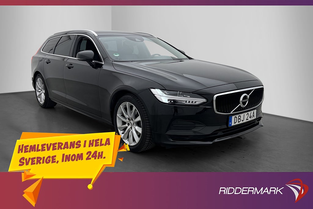 Volvo V90 D4 Advanced VOC Värmare CarPlay Dragkrok Rattvärme