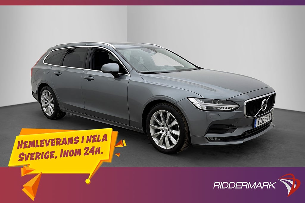 Volvo V90 D4 Momentum Pano Värmare Kamera Navi CarPlay