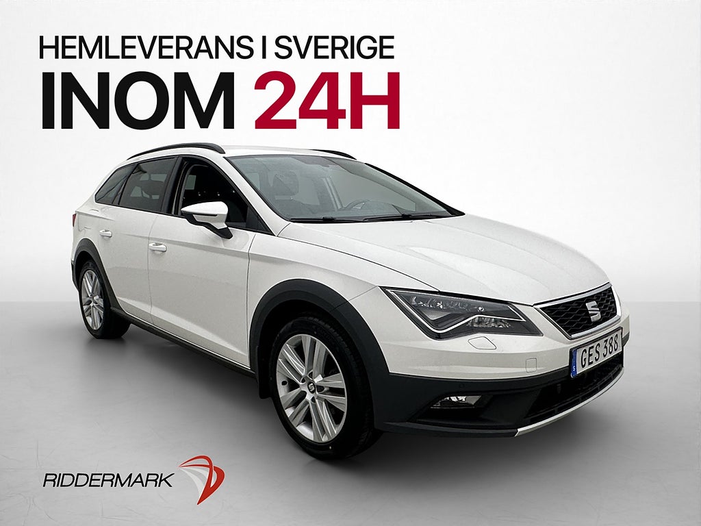 Seat Leon X-Perience 125hk M&K-Värmare Kamera Halvskinn Drag