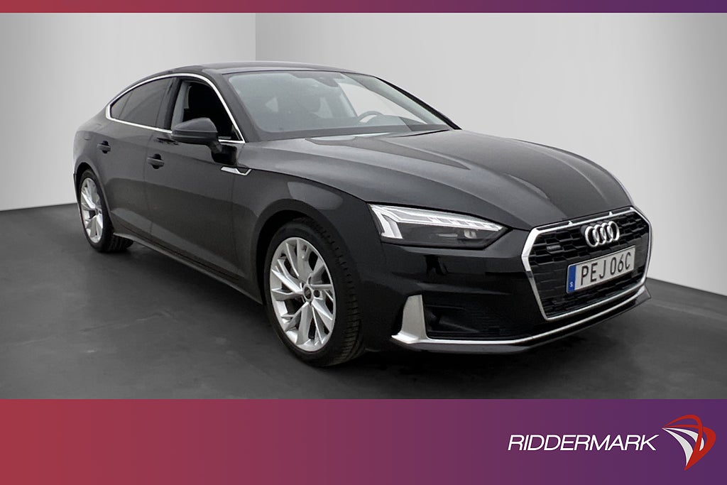 Audi A5 Sportback 45 TFSI Q 265hk Värmare Dragkrok Kamera