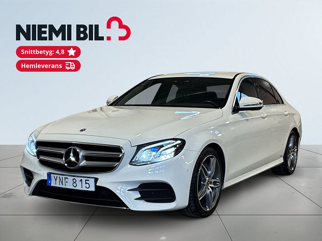 Mercedes-Benz E220 d 220 d 4MATIC 9G-Tronic AMG Line Värmare Drag 360 kamera