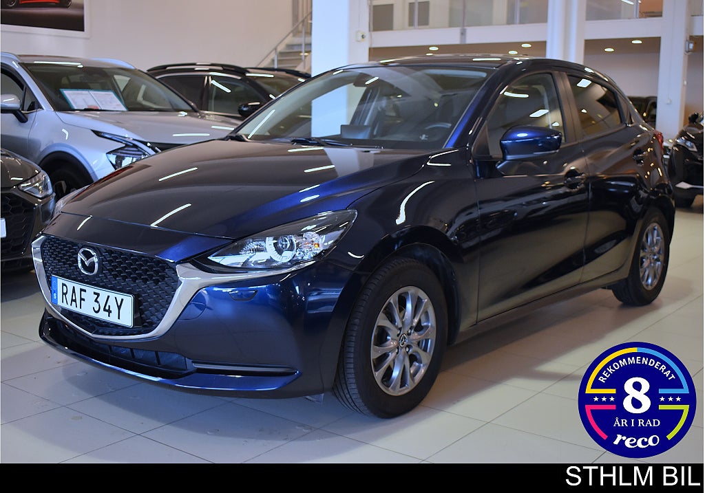 Mazda 2 1.5 SKYACTIV-G B-kamera Navi Carplay Euro 6