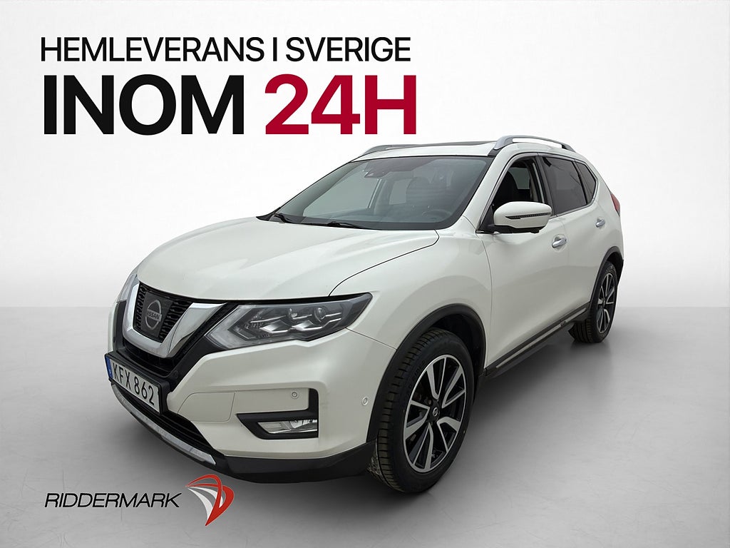 Nissan X-Trail 1.6 dCi Tekna 7-Sits Pano 360° Skinn Navi