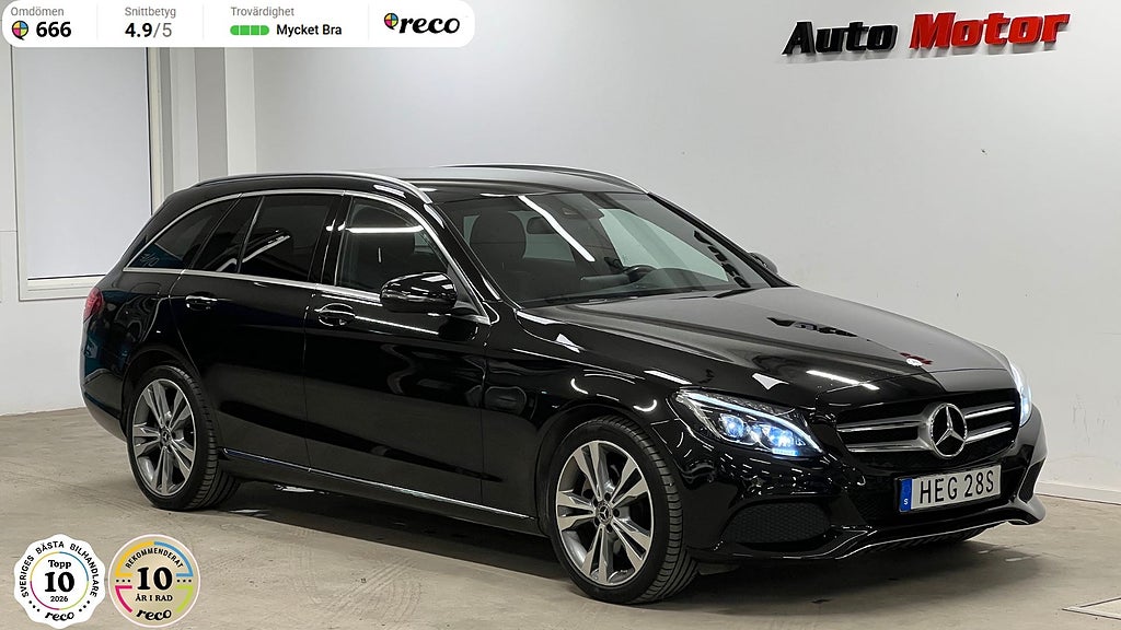Mercedes-Benz C 300 T h 7G 231hk Värmare/Fullservad