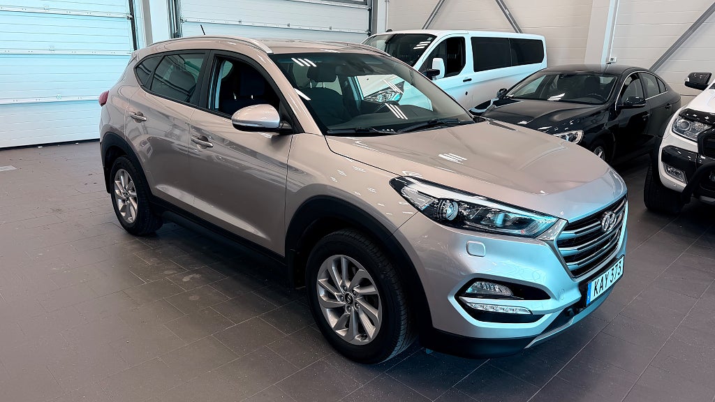 Hyundai Tucson 1.7 CRDi blue Dragkrok Motorvärmaren Välvårdad