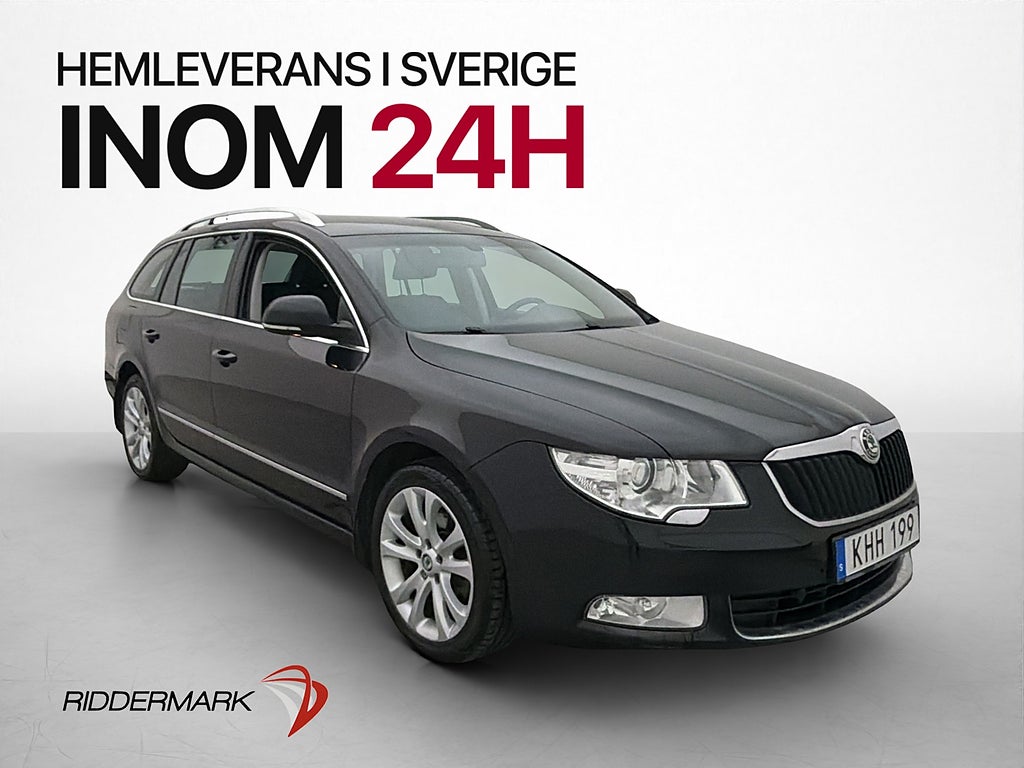 Skoda Superb Kombi 4x4 140hk Två-Brukare D-Värmare Navi Drag
