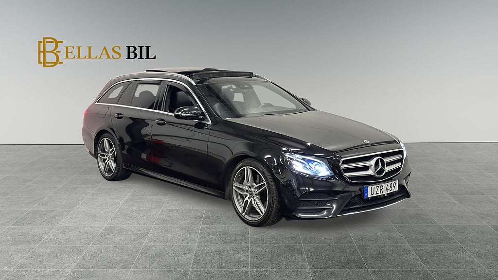 Mercedes-Benz E220 220 T D 194HK AMG WIDESCREEN PANO NAVI DRAG 360°KAMERA