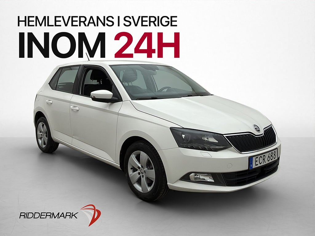 Skoda Fabia Style 1.2 TSI 90hk Farthållare P-sensor CarPlay