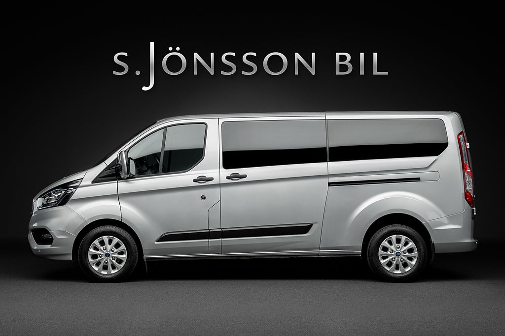 Ford Transit Custom 9-sits / Lång / Drag / Alufälgar