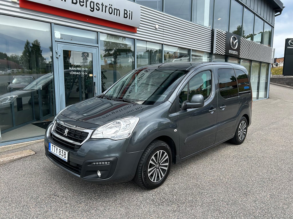 Peugeot partner tepee 1.6BlueHDi EGS Handikappsanpassad Ramp Nyservad Automat