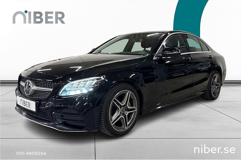 Mercedes-Benz C 200d AMG, Adv. paket, Bränslevärmare, Sportstolar, Navi, Kamera
