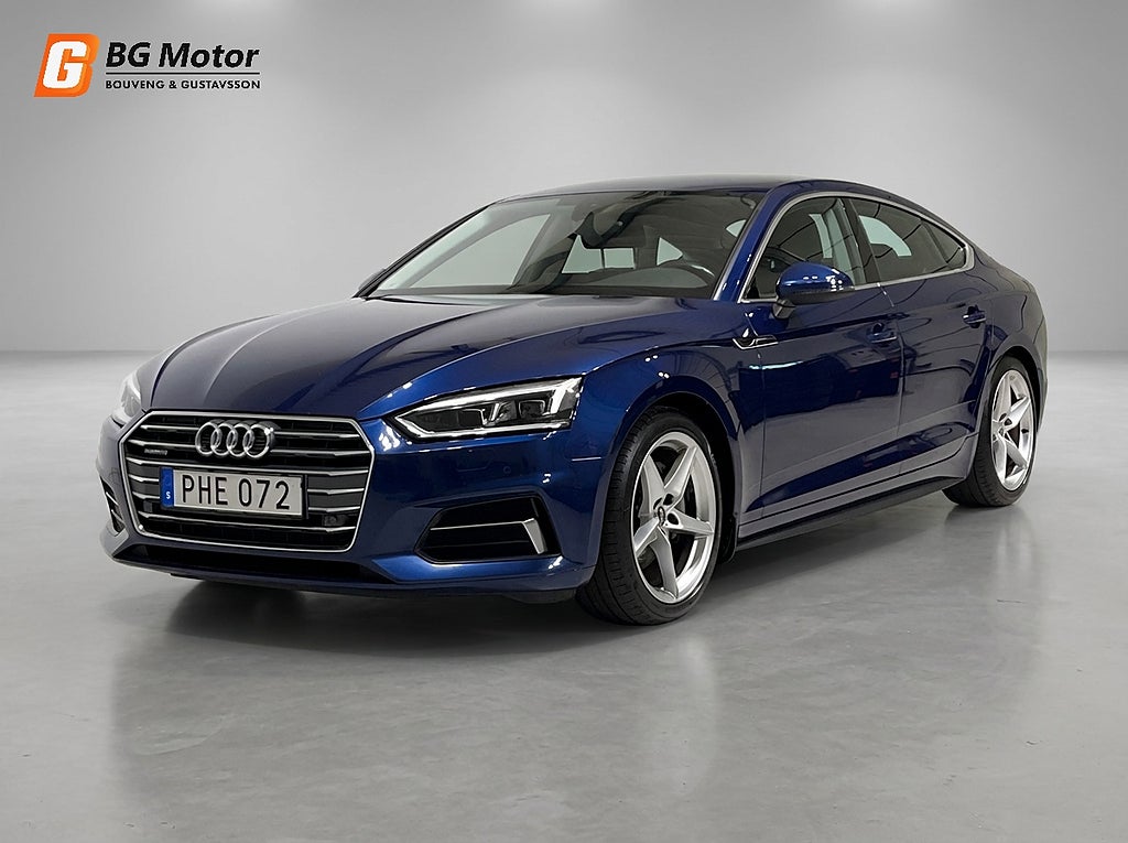 Audi A5 Sportback 2.0 TDI 190HK Quattro Drag/Sportstol/Nyservad
