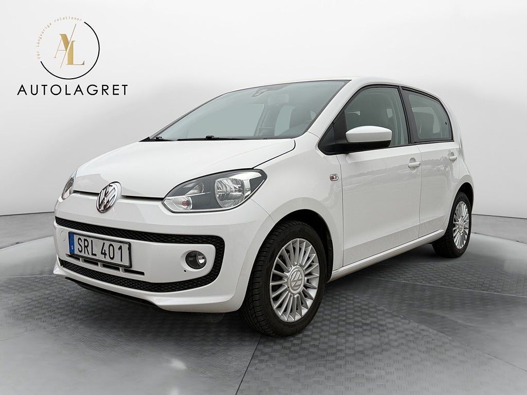 Volkswagen UP! 5-dörrar 1.0 MPI high up 360kr/skatt Navi AUX 75hk