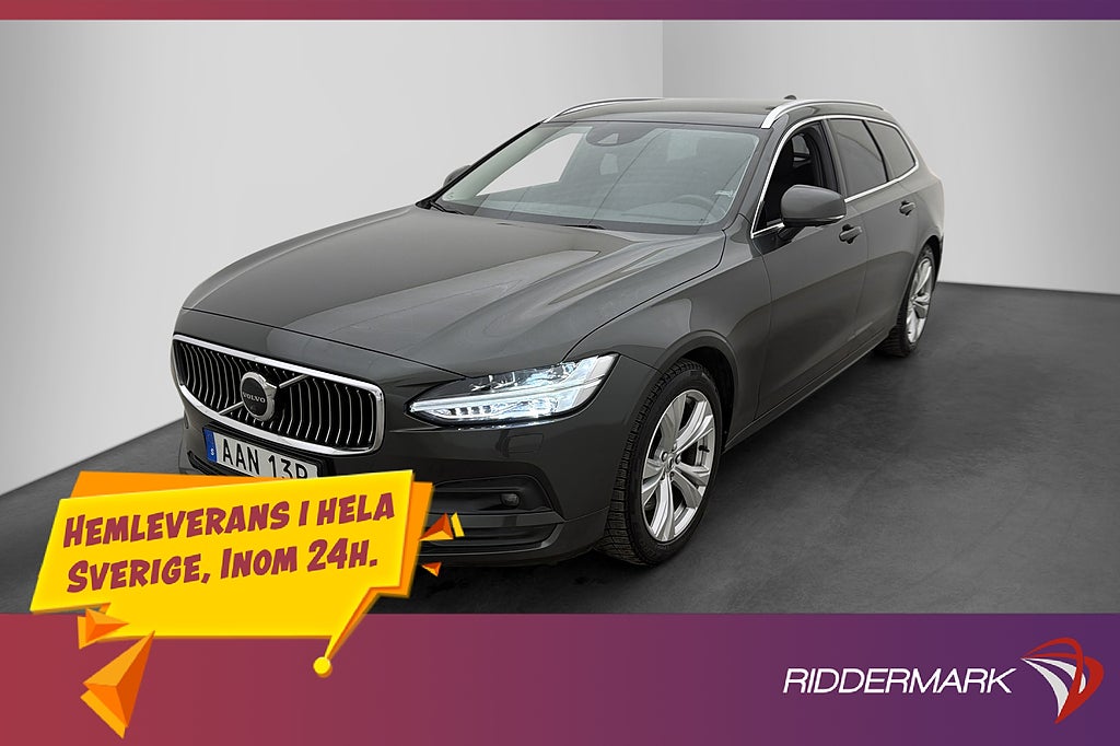 Volvo V90 B4 Momentum Adv Värmare Dragkrok H/K Skinn 360°