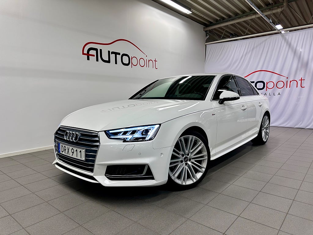 Audi A4 Sedan 2.0 TFSI 190hk S Tronic S Line Matrix *SE UTR*