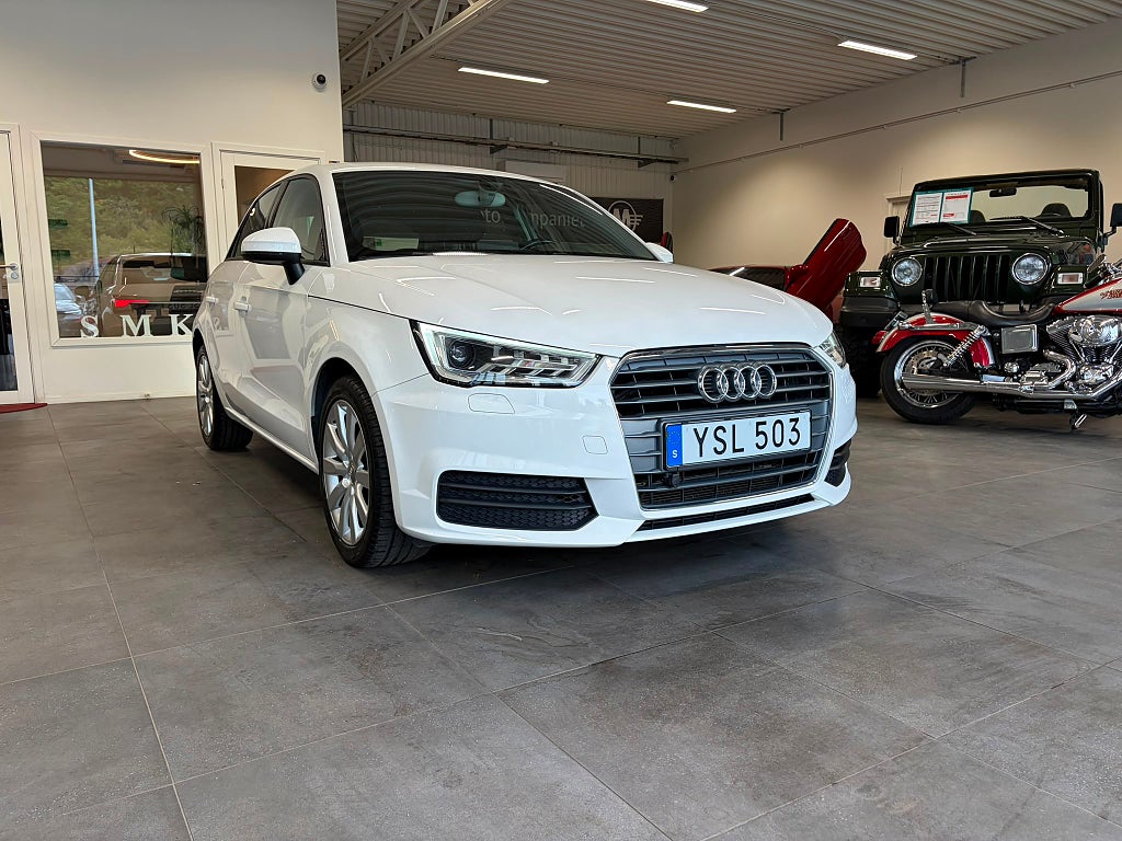 Audi A1 Sportback 1.4 TFSI Start-/stoppfunktion Kupevärmare 