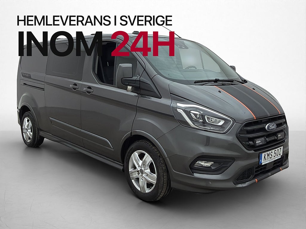 Ford transit-custom CrewVan Sport Värm Drag CARPLAY Moms