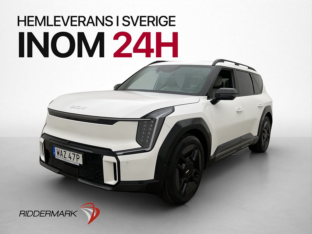 Kia EV9 AWD GT-Line 6 Sits Pano Meridian Head Up Drag MOMS