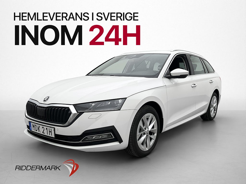 Skoda Octavia TDI 150hk Värmare Cockpit Kamera CarPlay Drag