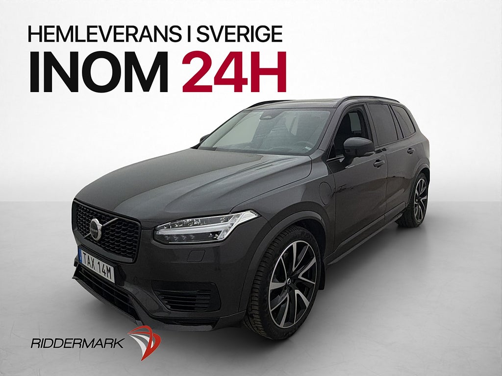 Volvo XC90 Recharge T8 AWD Ultimate Dark 7-Sit Drag Pano B&W
