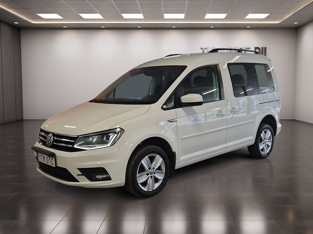 Volkswagen Caddy Combi 2.0 TDI 150hk 4Motion 1 Ägare Drag Kamera Värmare
