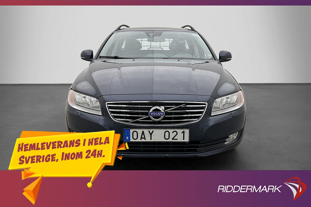 Volvo V70 D2 Farthållare Halvskinn 1103kr Skatt 0,42L/mil