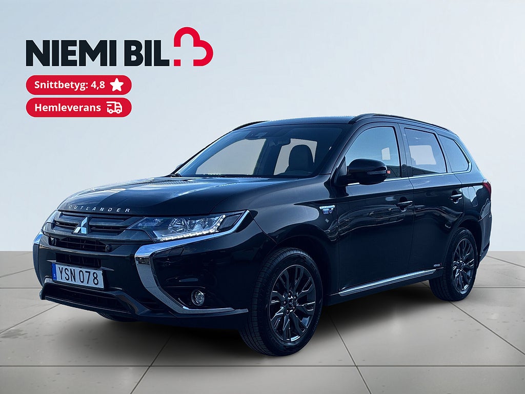 Mitsubishi Outlander PHEV CVT Edition 100 Drag 360 Rattvärme Pano Skinn S&V