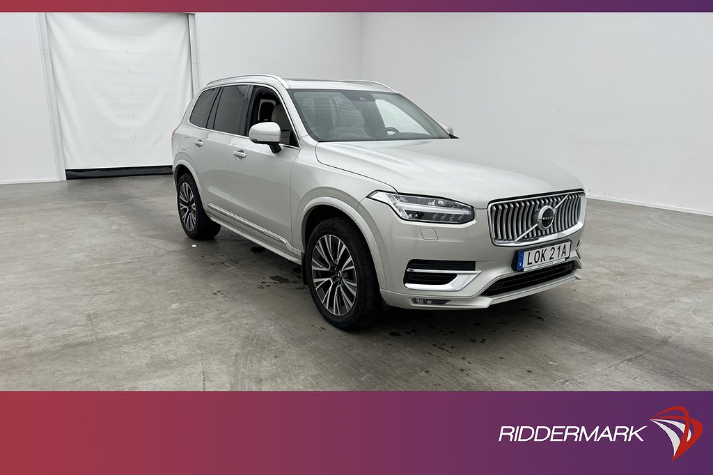 Volvo XC90 B5 AWD Inscription 7-sits VOC Pano B&W HUD Drag