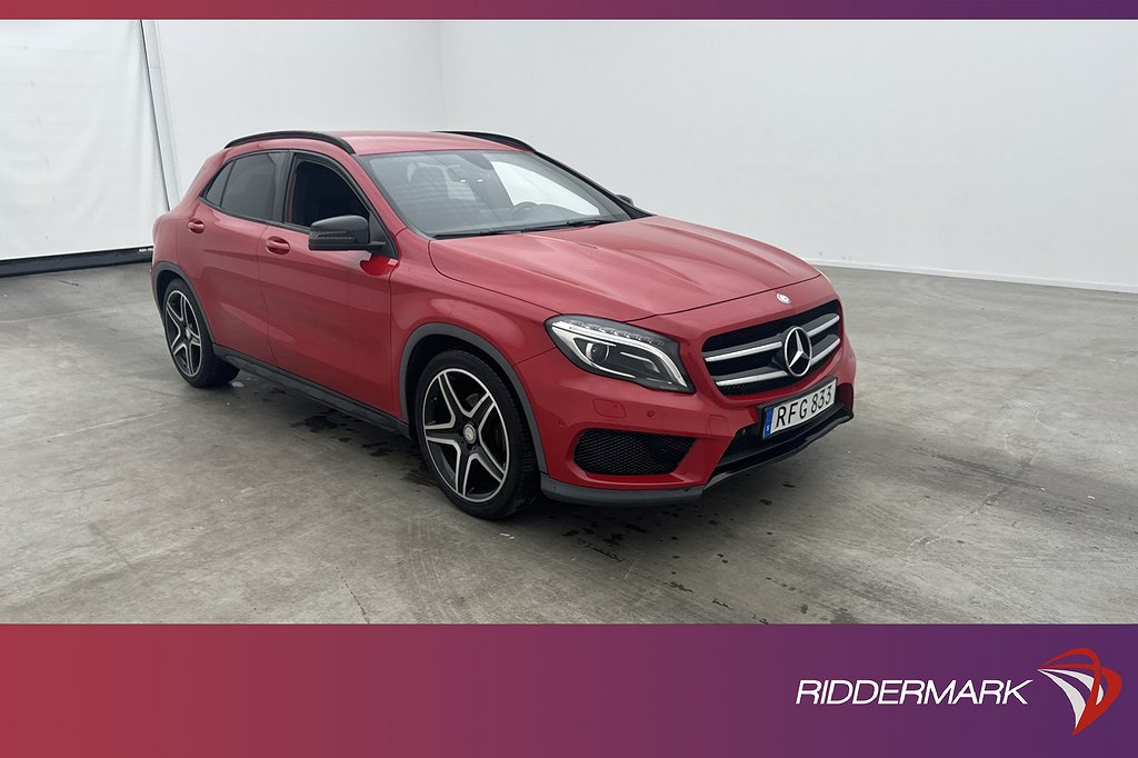 Mercedes-Benz GLA 180 122hk AMG Night Sensorer Halvskinn