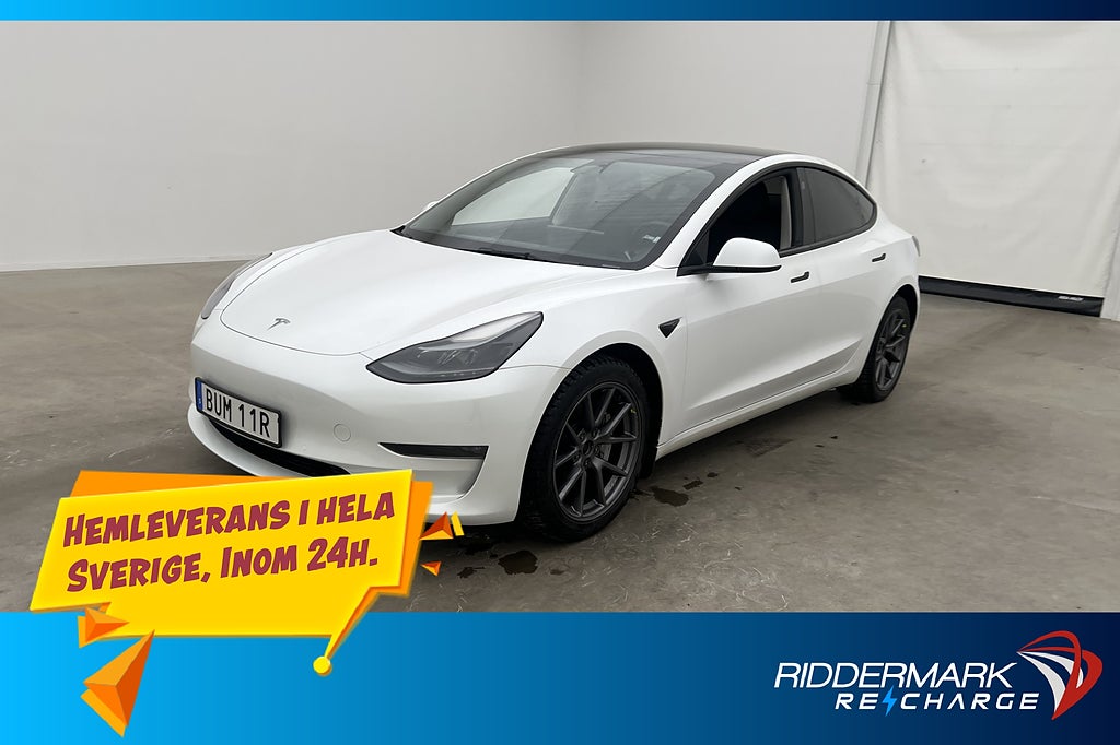 Tesla Model 3 Long Range AWD Drag Autopilot Svensksåld MOMS