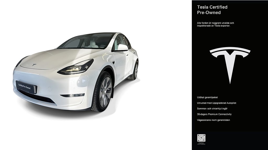 Tesla Model Y Long Range AWD Certified Pre-Owned 3,84% ränta