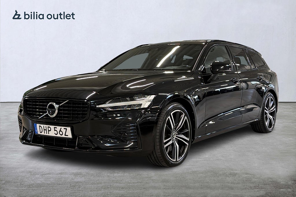Volvo V60 Recharge T6 R-Design 341hk Pano H/K Drag Carplay 360°