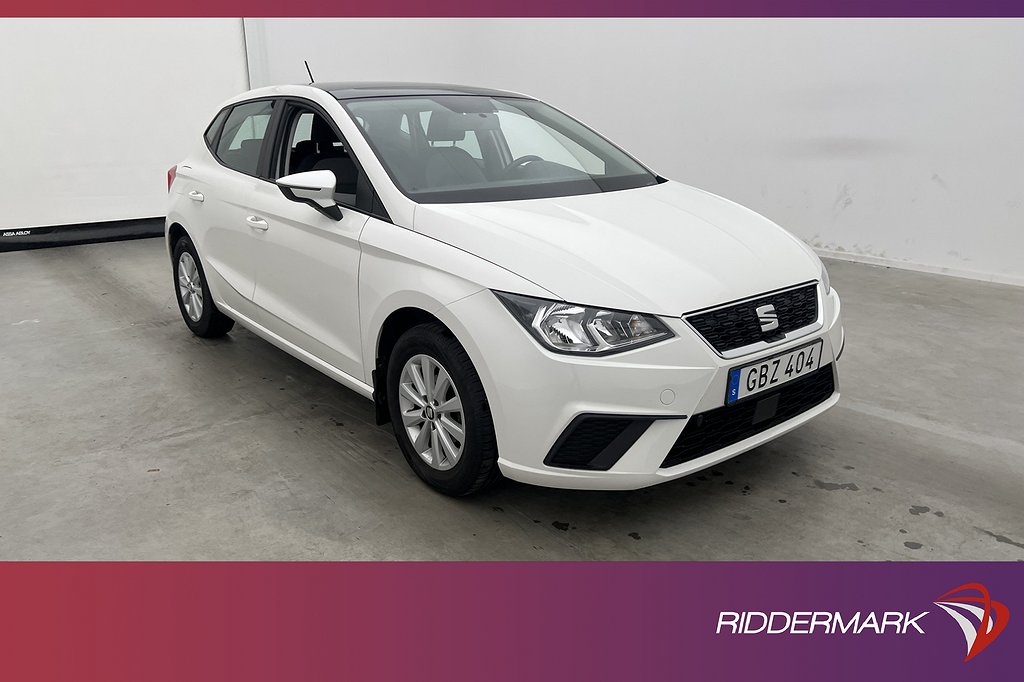 Seat Ibiza 1.0 MPI 75hk Style Värm Taklucka Sensorer CarPlay