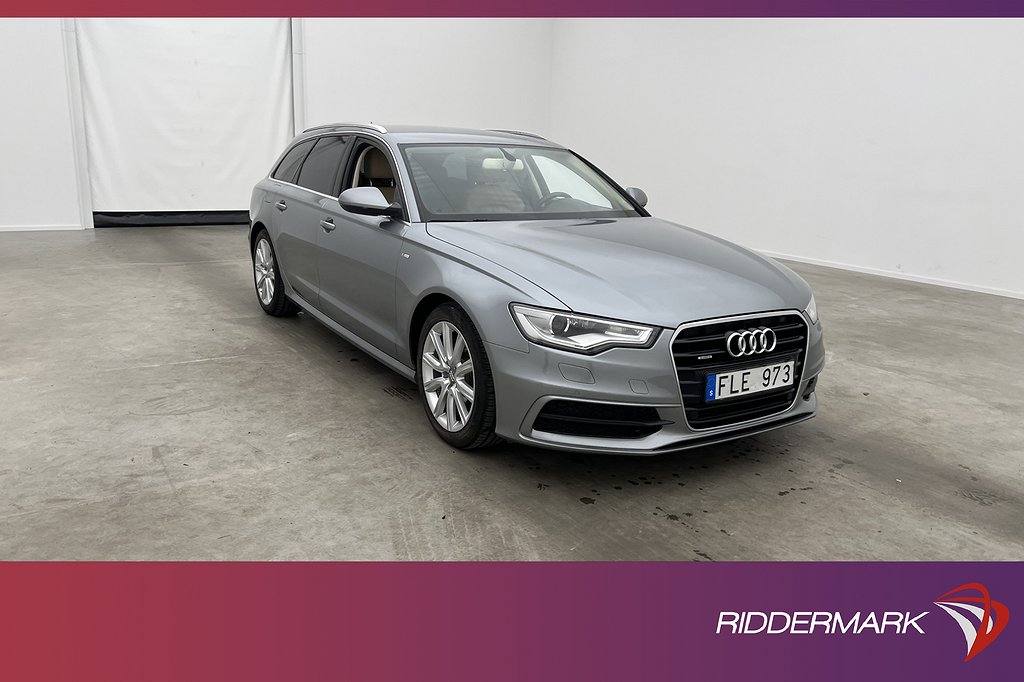 Audi A6 3.0 TDI V6 Q 245hk S-Line Sensorer Navi Drag