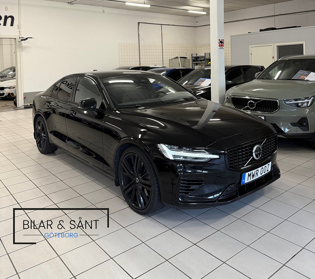 Volvo S60 Recharge T8 456hk AWD Plus Dark H/K 360° Läder