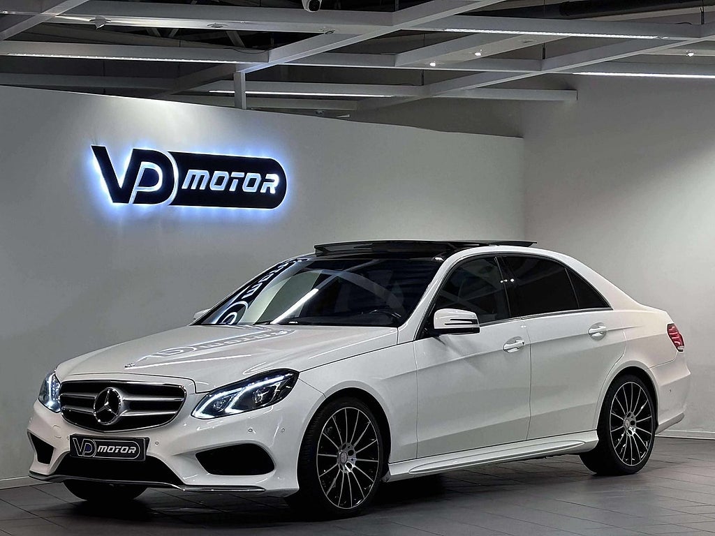 Mercedes-Benz E 250 d 4M AMG Pano Navi Värmare Drag 19''