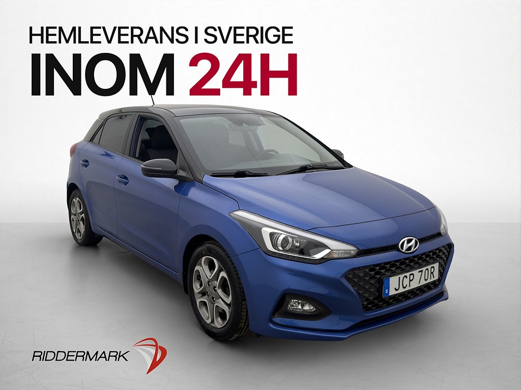 Hyundai i20 T-GDI 100hk Trend Kamera CarPlay Lane-Assist