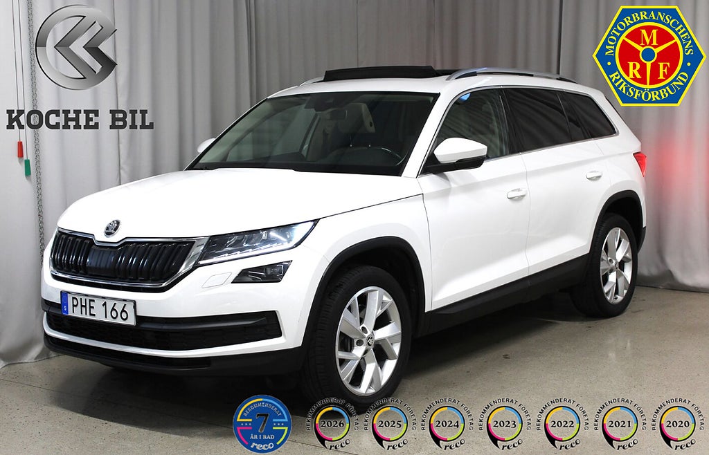 Skoda Kodiaq 2.0 TDI 190HK 4x4 Businessline, Drag, Värmare, Panorama