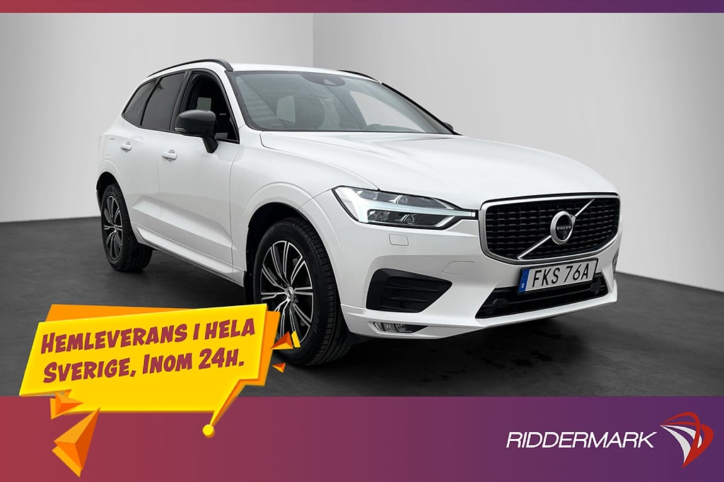 Volvo XC60 B4 AWD R-Design Värmare 360° H/K Skinn HuD Drag