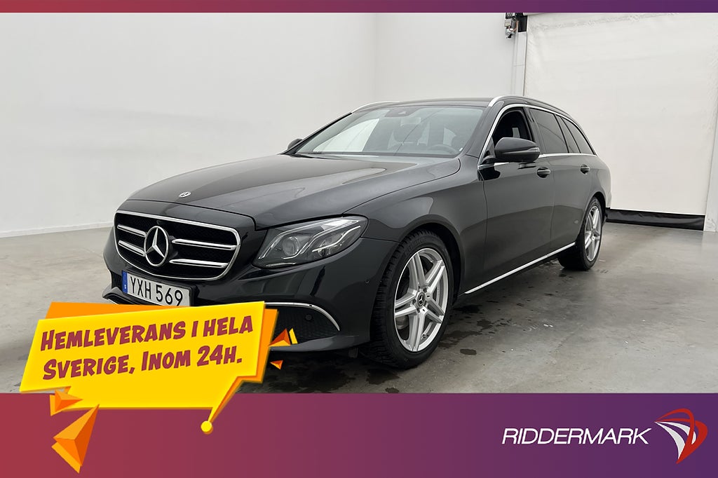 Mercedes-Benz E 220 T d 4M Avantgarde Värmare 360° Drag Wide
