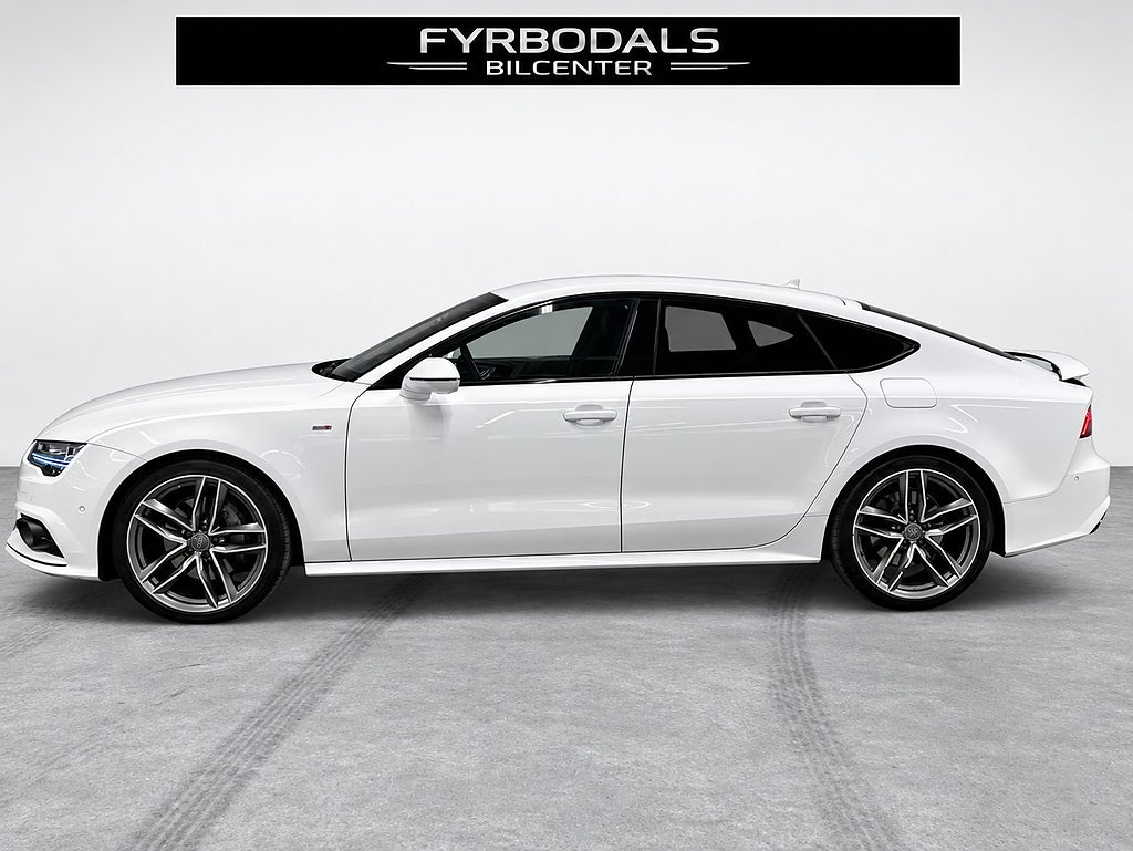 Audi A7 3,0 TDI 245hk Quattro S-Line Kamera HUD Drag 2016, bild 8