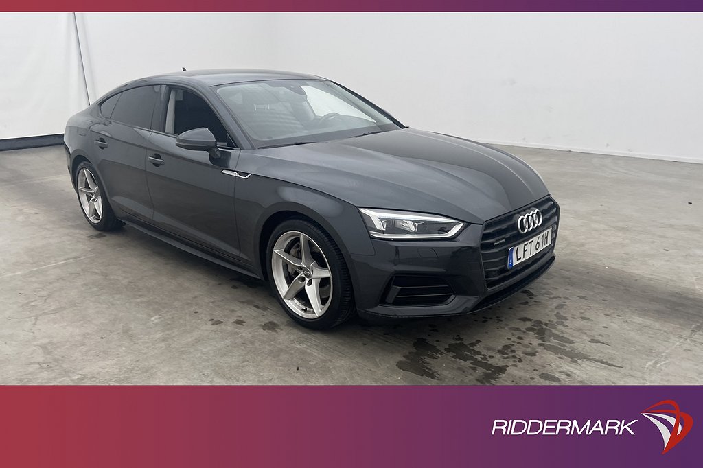 Audi A5 Sportback 45 TFSI Quattro Svart Optik Sensorer