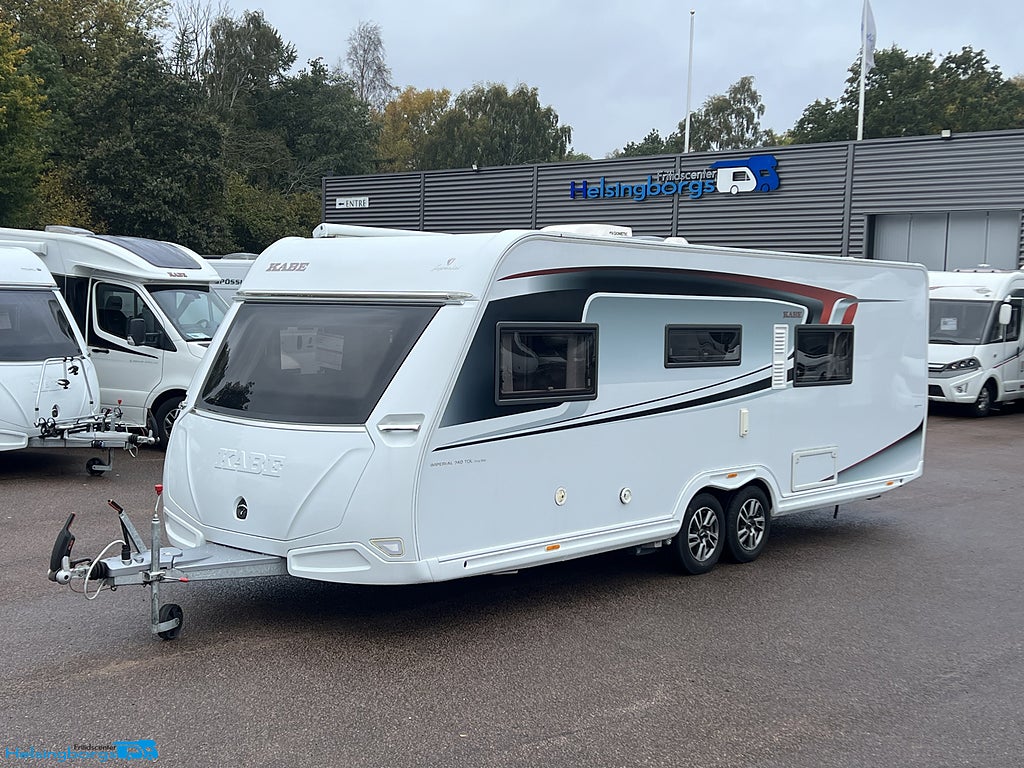 Kabe Imperial 740 TDL KS * Dubbla mover * Hydraliska stödben * Boxmarkis *