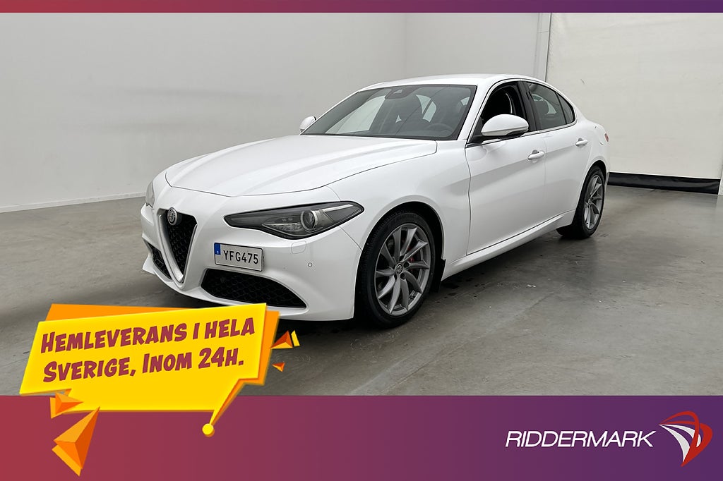 Alfa Romeo Giulia 2.2 JTD 180hk Super Navi Skinn Keyless