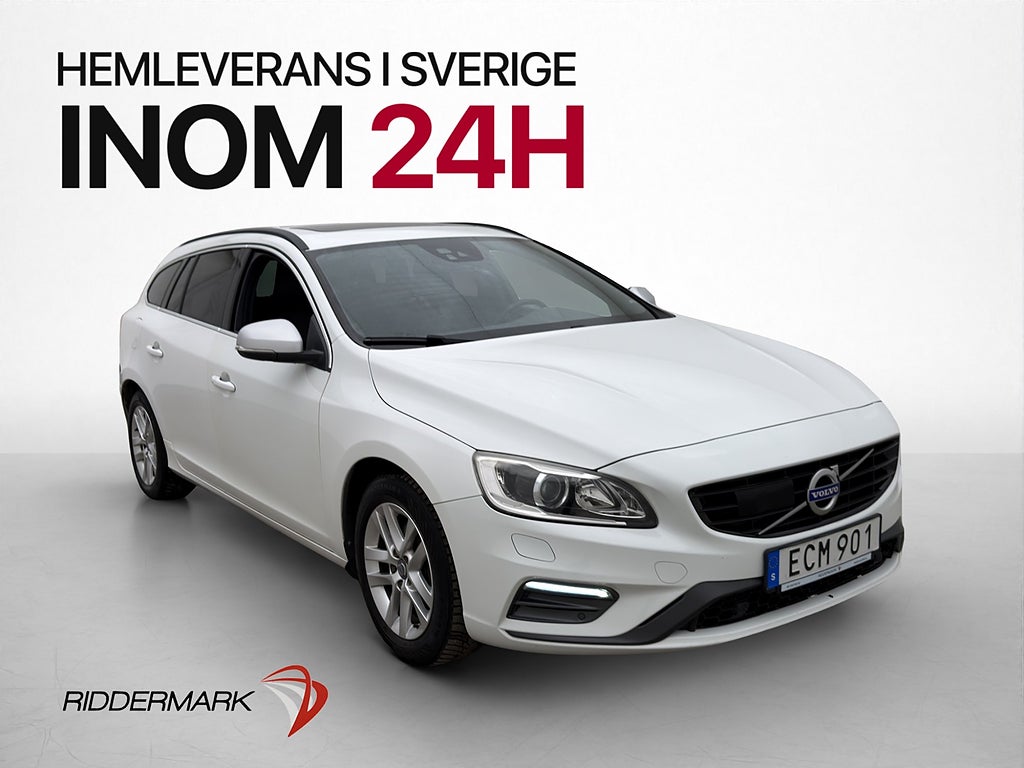 Volvo V60 D4 AWD Polestar R-Design Taklucka VOC Värmare Navi