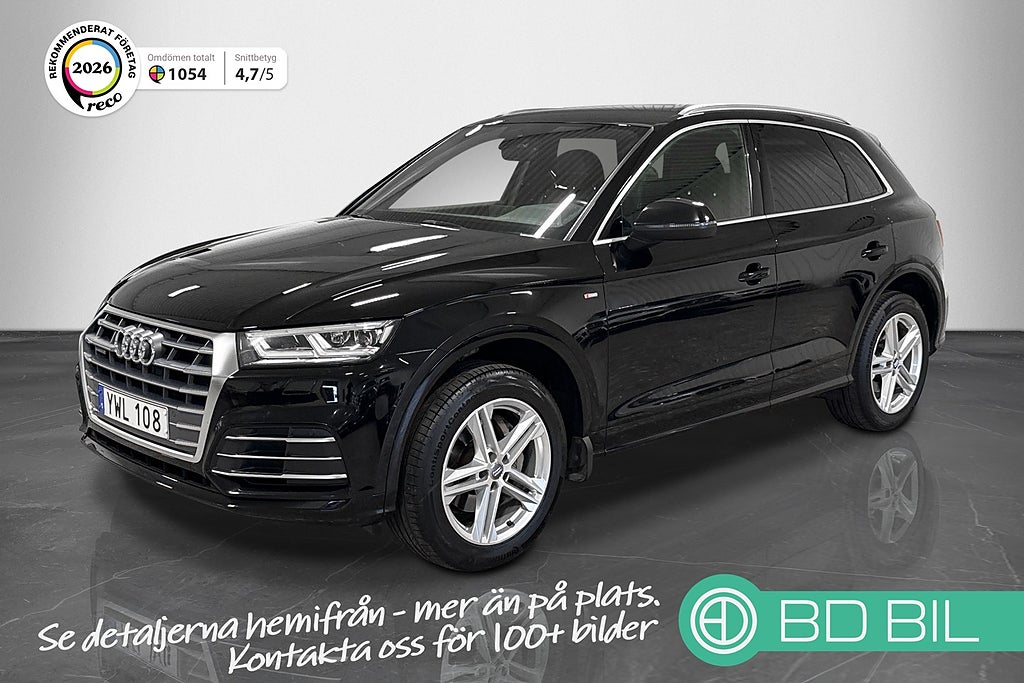 Audi Q5 2.0 TFSI 252HK Quattro S-Line Låga Mil Två Brukare Drag
