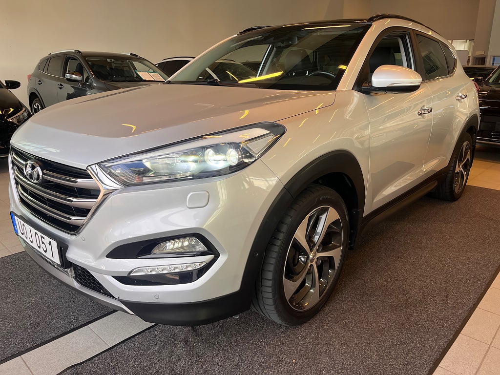 Hyundai Tucson Tucson 2.0 CRDi 4WD Aut Drag, ljusramp S+Vhjul Fullserv