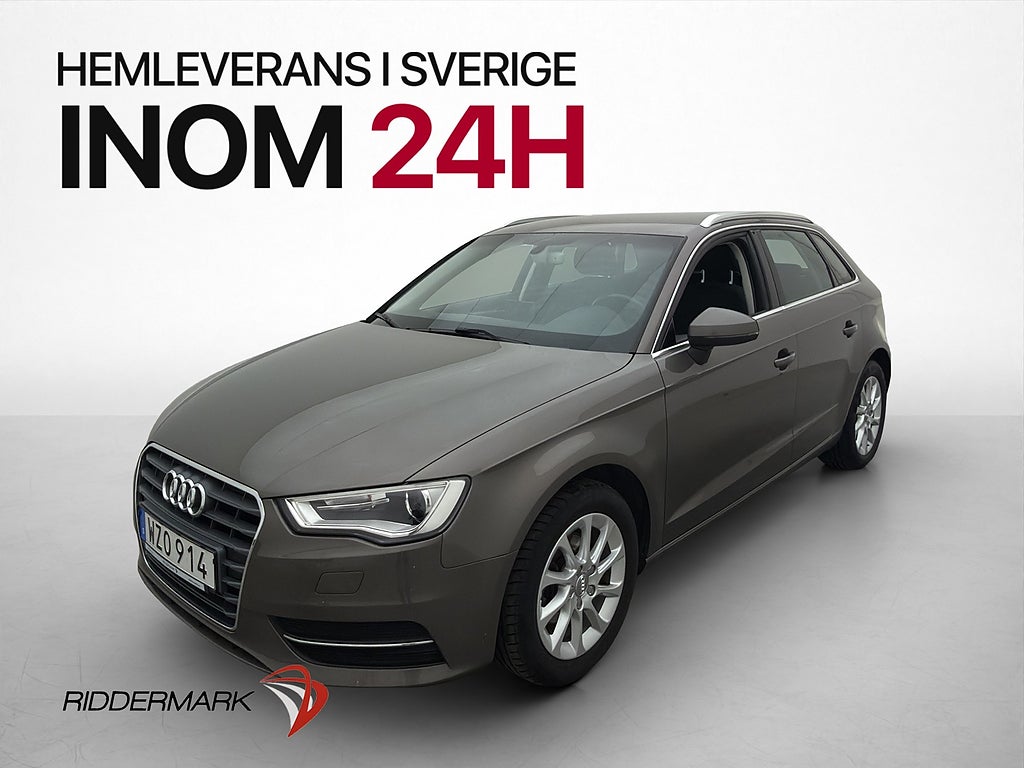 Audi A3 Sportback TFSI 110hk Bluethooth Låg-Skatt 0.5l/mil