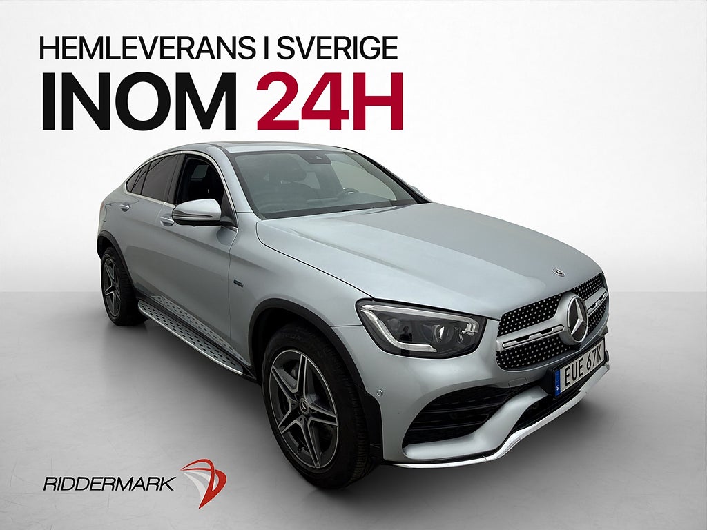 Mercedes-Benz GLC 300 e Coupé 4M AMG Burm P-Värm 360° Skinn